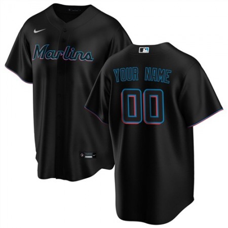 Men's Miami Marlins Customized Stitched MLB Jersey