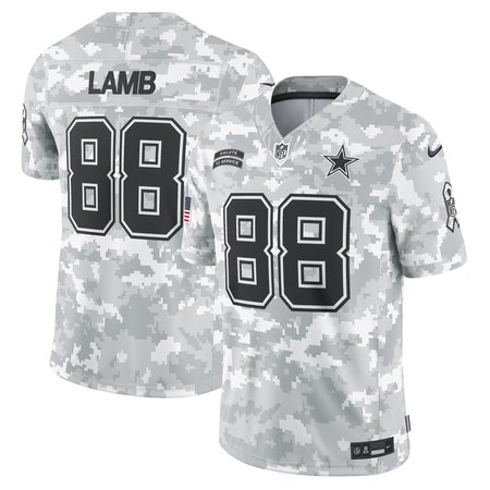 Men's Dallas Cowboys CeeDee Lamb Nike Arctic Camo 2024 Salute to Service Limited Jersey