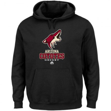 Arizona Coyotes Majestic Critical Victory VIII Fleece Hoodie Black